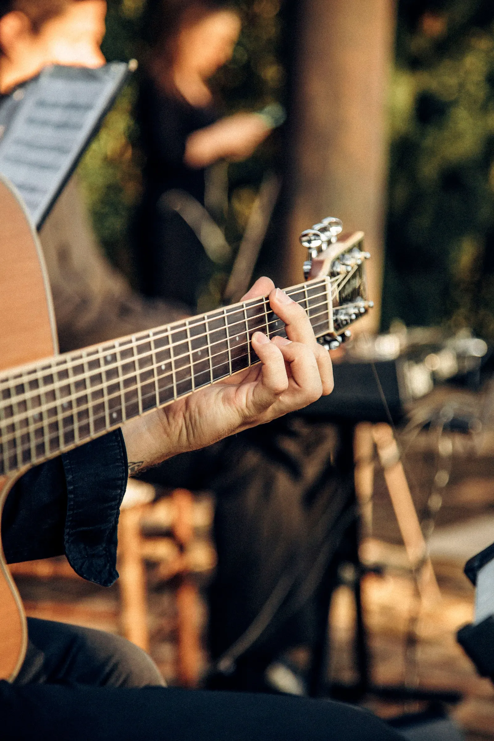 Playing string instruments