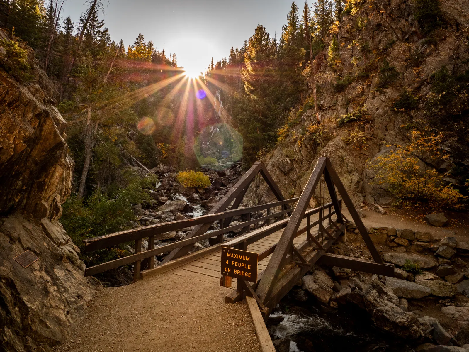 Fish Creek Falls bridge